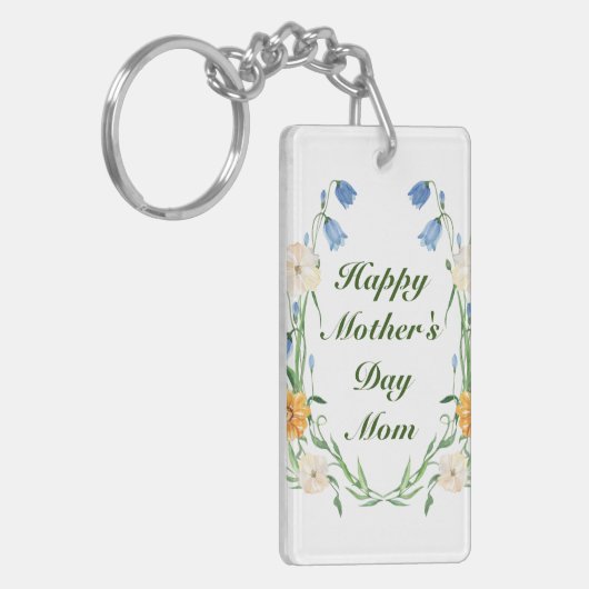 母の日フローラ植物素朴園 キーホルダー (正面左)