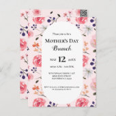 母の日ブランチフローラピンクカスタム色 ポストカード (正面/裏面)