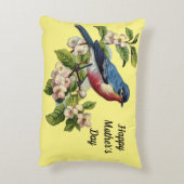 母の日ブルーバードアクセント枕 アクセントクッション (裏面(縦))