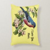 母の日ブルーバードアクセント枕 アクセントクッション (正面(垂直))