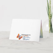 母の日ブルーバードカード カード (裏面)