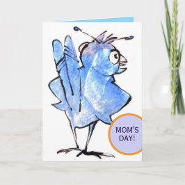 母の日ブルーバード#151106母の日が幸せ カード