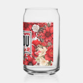 母の日プリントされた缶ガラス ガラス缶 (裏面)