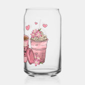 母の日プリントされた缶ガラス ガラス缶 (裏面)