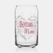 母の日プリントされた缶ガラス ガラス缶 (左)