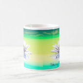 母の日ホワイトウォーターリリー コーヒーマグカップ (中央)