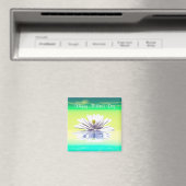 母の日ホワイトウォーターリリー マグネット (インサイチュ (食洗機))