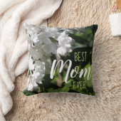 母の日ホワイトライラック最高のスママ クッション (ブランケット)