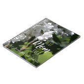 母の日ホワイトライラック最高のスママ ノートブック (左側)