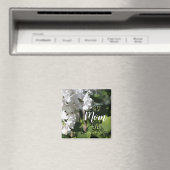 母の日ホワイトライラック最高のスママ マグネット (インサイチュ (食洗機))