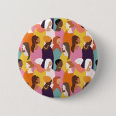 母の日ボタン 缶バッジ (正面)