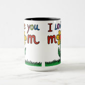 母の日マグカップ – I Love You Mom マグカップ (中央)