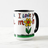 母の日マグカップ – I Love You Mom マグカップ (正面右)
