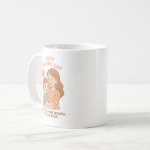 母の日マグママと息子ハグ引用文ギフト コーヒーマグカップ (正面左)