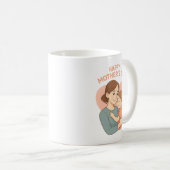 母の日マグ母と娘ラブアート コーヒーマグカップ (正面右)