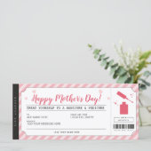 母の日マニペディギフト伝票証明書 (スタンド正面)