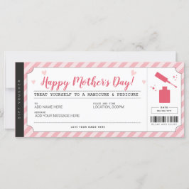 母の日マニペディギフト伝票証明書