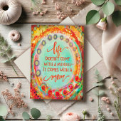 母の日マニュアルかわいおもしろいかわいらしい カード