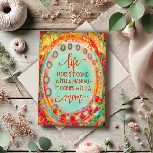 母の日マニュアル かわいい ユニーク かっこいい カード