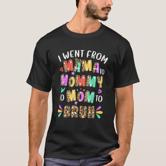 母の日ママからママからママへママへ Tシャツ (正面)