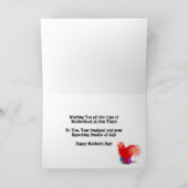 母の日ママがカードになる カード (内部)