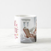 母の日ママが今まで撮った写真最高のをパーソナライズ コーヒーマグカップ (中央)