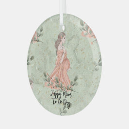 母の日ママが緑になる ガラスオーナメント