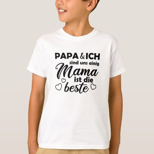 母の日ママは母最高の Tシャツ (正面)