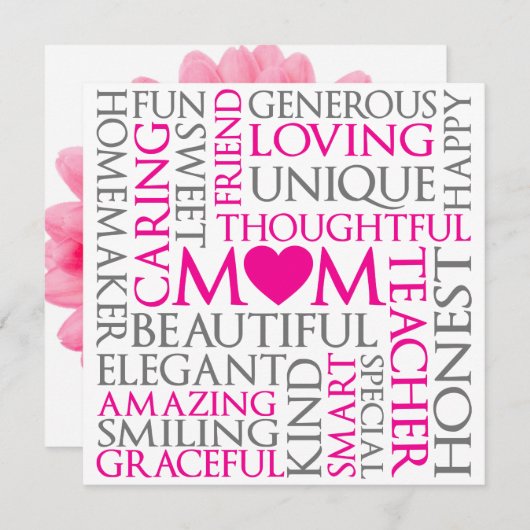 母の日ママは献上品が大好き シーズンカード (正面/裏面)