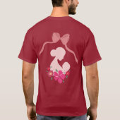母の日ママシャークTシャツ Tシャツ (裏面)