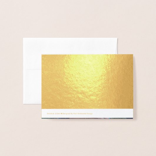 母の日ママシンプルホイルエレガントカード 箔カード (裏面封筒付き)