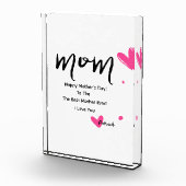 母の日ママピンクハート フォトブロック (右)