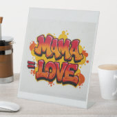 母の日ママ大好き木箱サイン 台座サイン (インサイチュ)