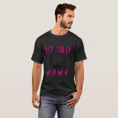 母の日ママ定義疲れたママタイガー疲れたコーヒー Tシャツ (正面フル)