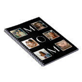 母の日ママ家族の子6写真コラージュ ノートブック (右側)