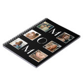 母の日ママ家族の子6写真コラージュ ノートブック (左側)