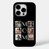 母の日ママ家族の子6写真コラージュ Case-Mate iPhoneケース (裏面)