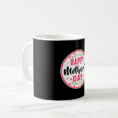 母の日ママ母ママ母のギフトおもしろいママ コーヒーマグカップ (正面左)