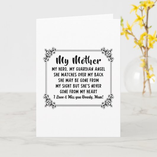 母の日ママ母ママ母ギフトアイディア カード (黄色い花)