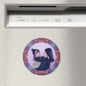 母の日ママ母ママ男の赤ちゃん写真ギフト マグネット (インサイチュ (食洗機))