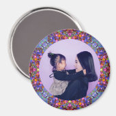 母の日ママ母ママ男の赤ちゃん写真ギフト マグネット (正面/裏面)