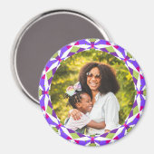 母の日ママ母ママ赤ちゃん女の子ボーイフォトギフト マグネット (正面/裏面)