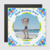 母の日ミイラ最高のイバーベビーガール写真ギフト (正面/裏面)