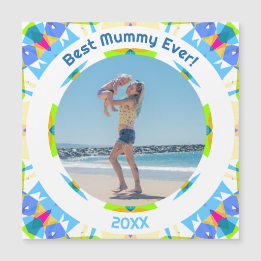 母の日ミイラ最高のイバーベビーガール写真ギフト (正面)