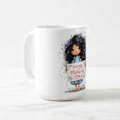 母の日メッセージ入りマグカップ コーヒーマグカップ (正面左)