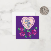 母の日メッセージ ノートカード (正面/裏面インサイチュ)