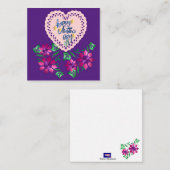 母の日メッセージ ノートカード (正面/裏面)