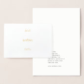 母の日モダン 実在|金箔のママ最高のー・エバー 箔カード (ディスプレー)