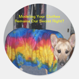 母の日モデリング服 ラウンドシール