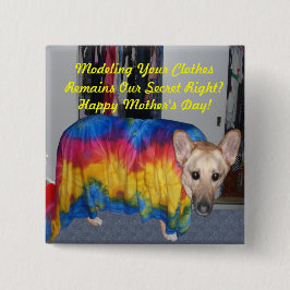 母の日モデリング服 缶バッジ